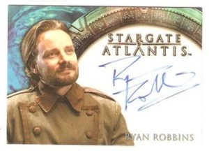 Stargate Atlantis Season 2 Autograph Card Ryan Robbins Rittenhouse