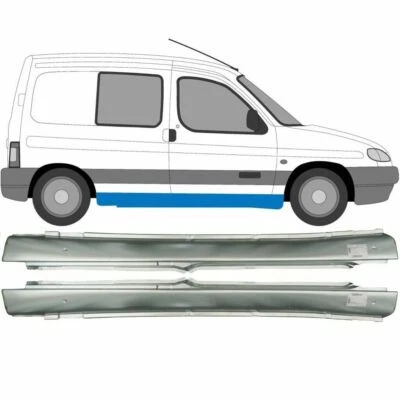 PEUGEOT PARTNER BERLINGO 1996-2008 Marchepied Tôle de Réparation / Paire - Image 1 of 4
