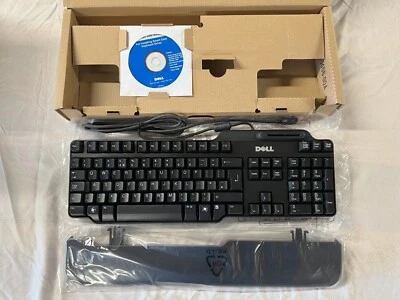 Dell SK-3205 104 UK Layout Black Card Reader Keyboard USB (New Never Used) Boxed - Image 1 of 4