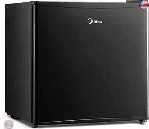 Midea WHS-65LB1 Compact Single Reversible Door Refrigerator, 1.6 Cubic - Picture 1 of 9