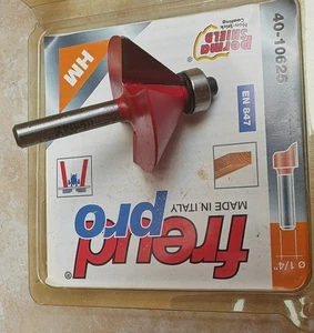 Freud Pro made in italy 40-10625 Router bit Chamfer Bit 1/4 Shank - Picture 1 of 5