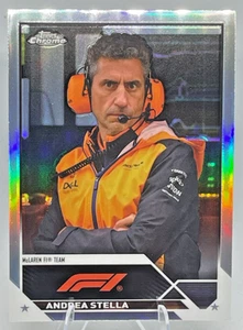 Andrea Stella 2023 Topps Chrome F1 Crew Team Refractor #97 McLaren Team - Imagen 1 de 2