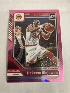 2024-25 Donruss Optic #249 Hakeem Olajuwon Hyper Pink Panini Prizm Legends HOU - Bild 1 von 1