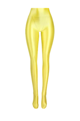 Женские масляные блестящие атласные леггинсы для фитнеса йоги с V-образной промежностью эластичные джеггинсы - Изображение 1 из 4