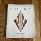 ss Statendam of 1929 Brochure / Holland America Line /HAL