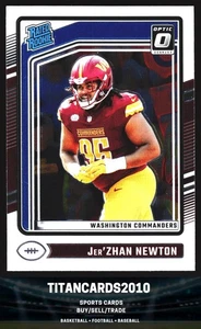 Jer'Zhan Newton 2024 Donruss Ottica Classificata Rookie Washington Commanders #252 - Foto 1 di 2