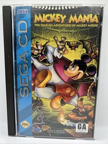 Mickey Mania: The Timeless Adventures of Mickey Mouse - Sega CD Complete TESTED