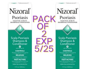 2er-Pack Nizoral Psoriasis Shampoo & Conditioner 11 Unzen DATUM SIEHE BILD - Bild 1 von 1