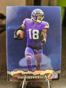 2025 Leaf Metal Justin Jefferson Blue /25 - Picture 1 of 2
