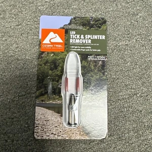 Ozark Trail LED Zecken & Splitter entfernen Pinzette mit LED-Licht Outdoor Camping - Bild 1 von 2
