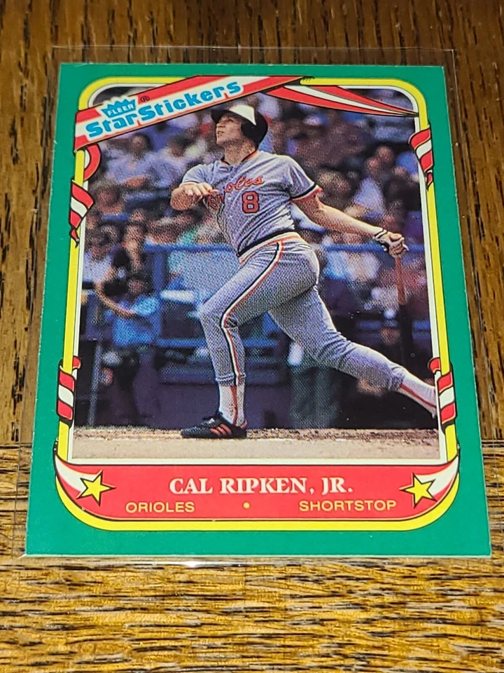 ORIOLES CAL RIPKEN, JR. 1987 FLEER STAR STICKERS #101 - Image 1 of 1