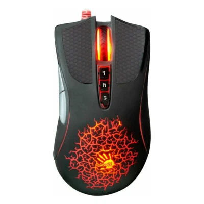For Bloody A90 Optical Gaming Mouse Colorful Glare Wired Mice Inactive version - Image 1 of 4