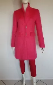 Escada Sport schlichter super femininer Mohair Mantel/ Gehrock Langhaar Rosa - Bild 1 von 16