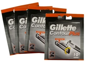 40 Gillette Contour Plus Rasierklingen - schwenkbare Doppelklinge 4 x 10er - Bild 1 von 2