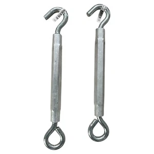 "Tensor de gancho y ojo National Hardware 1/2"" x 17"" (lote de 2) Z" - Imagen 1 de 1
