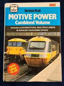 Ian Allan ABC British Rail Motive Power Combined Volume 1987 H/C Trains USED - Picture 1 of 7