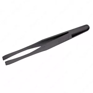 Wide tip ESD safe tweezers carbon for electronics - Picture 1 of 1