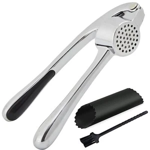 Premium Garlic Press & Ginger Crusher Set – Durable Rust-Proof Stainless Stee... - Picture 1 of 7