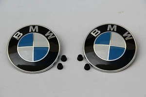 NEW ORIGINAL BMW EMBLEM LOGO GENUINE OEM BADGE HOOD & TRUNK LID E30 M3 1988-1994 - Picture 1 of 3