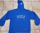 Vintage Duke Blue Devils Basketball Nike Team Hooded Sweatshirt Size Medium M 