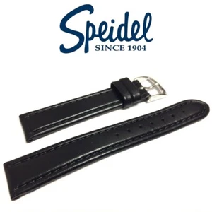 NUEVA CORREA DE RELOJ SPEIDEL 18mm BRONCEADO ENGRASADO NEGRO BOUNTY CUERO 551520 - Imagen 1 de 2