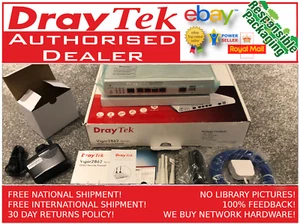 BOXED Draytek Vigor 2862AC ADSL/VDSL2 VPN Firewall Dual Band Wifi Router 3G/4G - Afbeelding 1 van 2