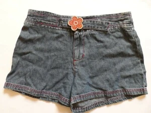 Xhilaration Girls Linen Blend Shorts, Blue Size: 16 (P) - Picture 1 of 3