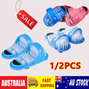 Top Quality Shower Foot Sandal Scrubber New Brush Bathroom Cleaning Massager - Picture 1 of 20