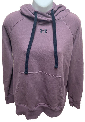 VETEMENTS Felpa con cappuccio donna UNDER ARMOUR taglia XS marrone pullover con cappuccio casual top