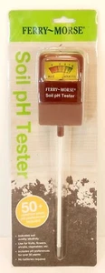 Soil pH Tester By Ferry Morse For Fruits Flowers Shrubs Vegetables Gardens New - Picture 1 of 2