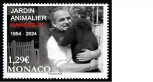 monaco 2024 70 Years Rainier III Zoological Gardens animals monkey 1v mnh - Picture 1 of 1