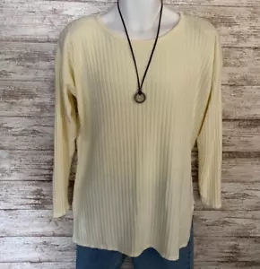 Maglione Express Maglia Pullover Avorio - Donna Grande (L) - Foto 1 di 6