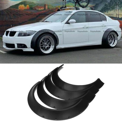 4X 33" For BMW 1 2 3 4 5 7 Series Universal Fender Flares Wheel Arches Wide  Foto 1 de 4