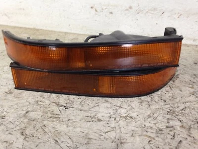 1987-1993 JDM Toyota Supra JZA70 parachoques delantero ámbar señal guiños par OEM Foto 1 de 4