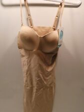 Nancy Ganz Women's Body Architect Slip Dress, Warm Taupe, Size - 10C
