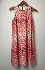 Calvin Klein Coral Floral Lined Sleeveless Pullover Knee Length Dress Women’s 2