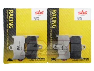 Fits Suzuki 1340 B King 2008 - 2014 SBS Dual Carbon Front Brake Pads 782DC - Image 1 of 4