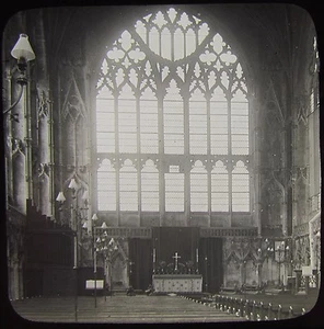 Linterna Mágica de Vidrio Diapositiva ELY CATEDRAL Nº12 DAMA CAPILLA C1890 FOTO INGLATERRA - Imagen 1 de 2