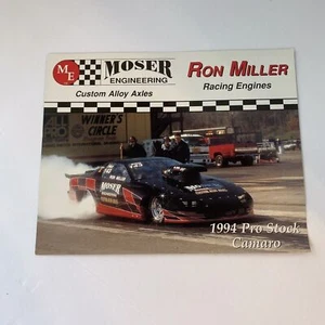 Nhra Hero Card Ron Miller Moser Engineering Pro Stock 1994 Camaro - Picture 1 of 3