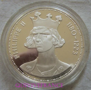 MED11410 - MEDAILLE PHILIPP II. KÖNIG VON FRANKREICH 1180-1223 in Silber - Bild 1 von 3