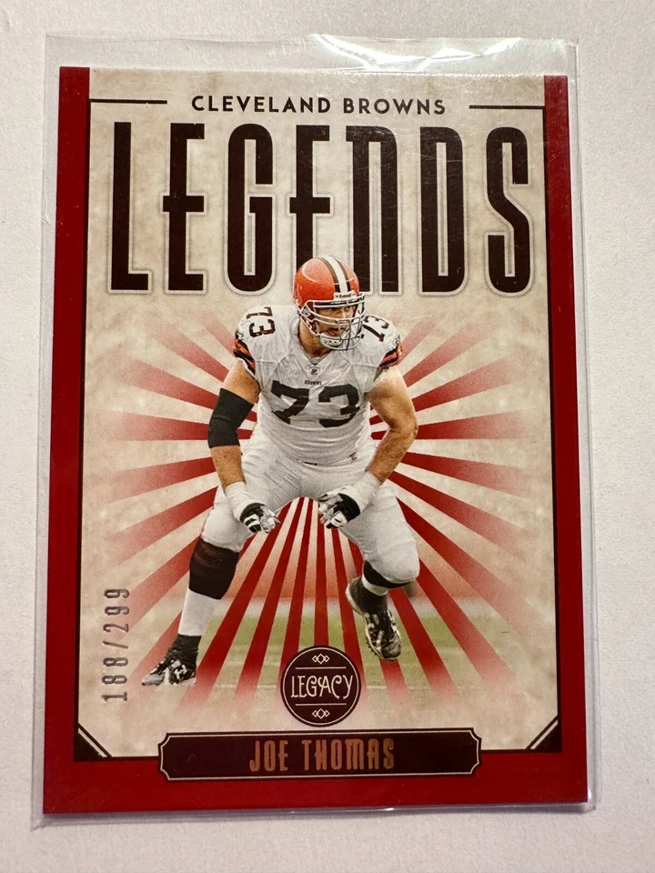 K48,260 - 2020 Panini Legacy Red #132 Joe Thomas #/299 - Image 1 of 1