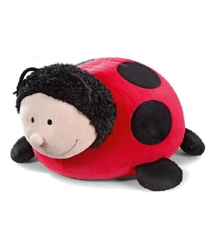 Peluche Nici Waldmuller 36877 Pouf Coccinella rossa cavalcabile PS 18466