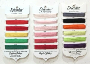 Rainbow Gallery Splendor Designer Collection Cards - Thread - Needlepoint - Picture 1 of 16