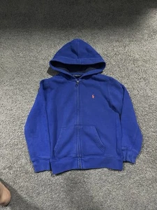 Polo Ralph Lauren Blue Zip Up Size 7 Kids - Picture 1 of 3