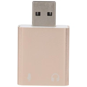 Usb Sound Card 7.1 External Usb To Jack 3.5Mm Headphone Adapter Stereo5034 - Afbeelding 1 van 7