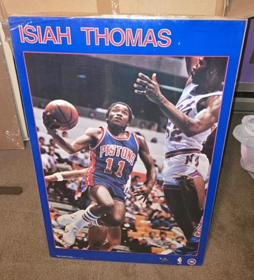 Vintage Isiah Thomas Pistons Posters 23×34 - Image 1 of 3