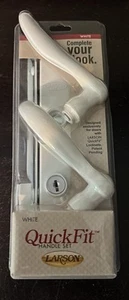 Juego de manijas de puerta Larson QuickFit - blanco nuevo - Imagen 1 de 3