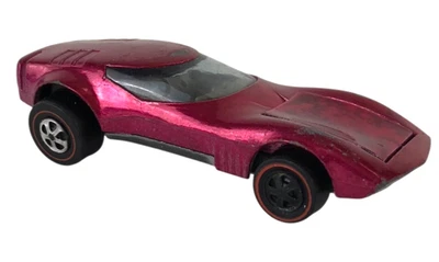 Coche Hot Wheels Mattel Torero Redline rosa 1968 diecast vintage EE. UU. 1/64 Foto 1 de 4