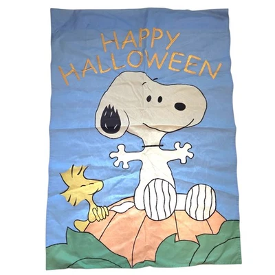 Bandera Casa Feliz Halloween Snoopy Peanuts 28x40 Foto 1 de 4