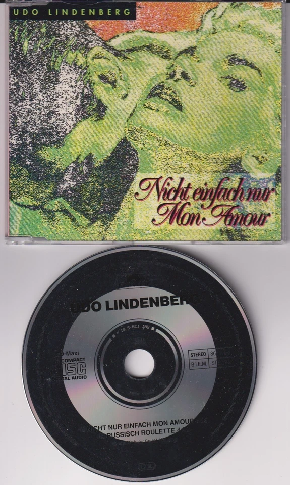 Udo Lindenberg – Nicht Einfach Nur Mon Amour / Russisch Roulette - 2 Track CD - Bild 1 von 1
